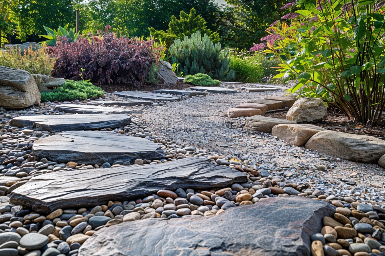 L’aménagement des rochers et graviers dans votre jardin